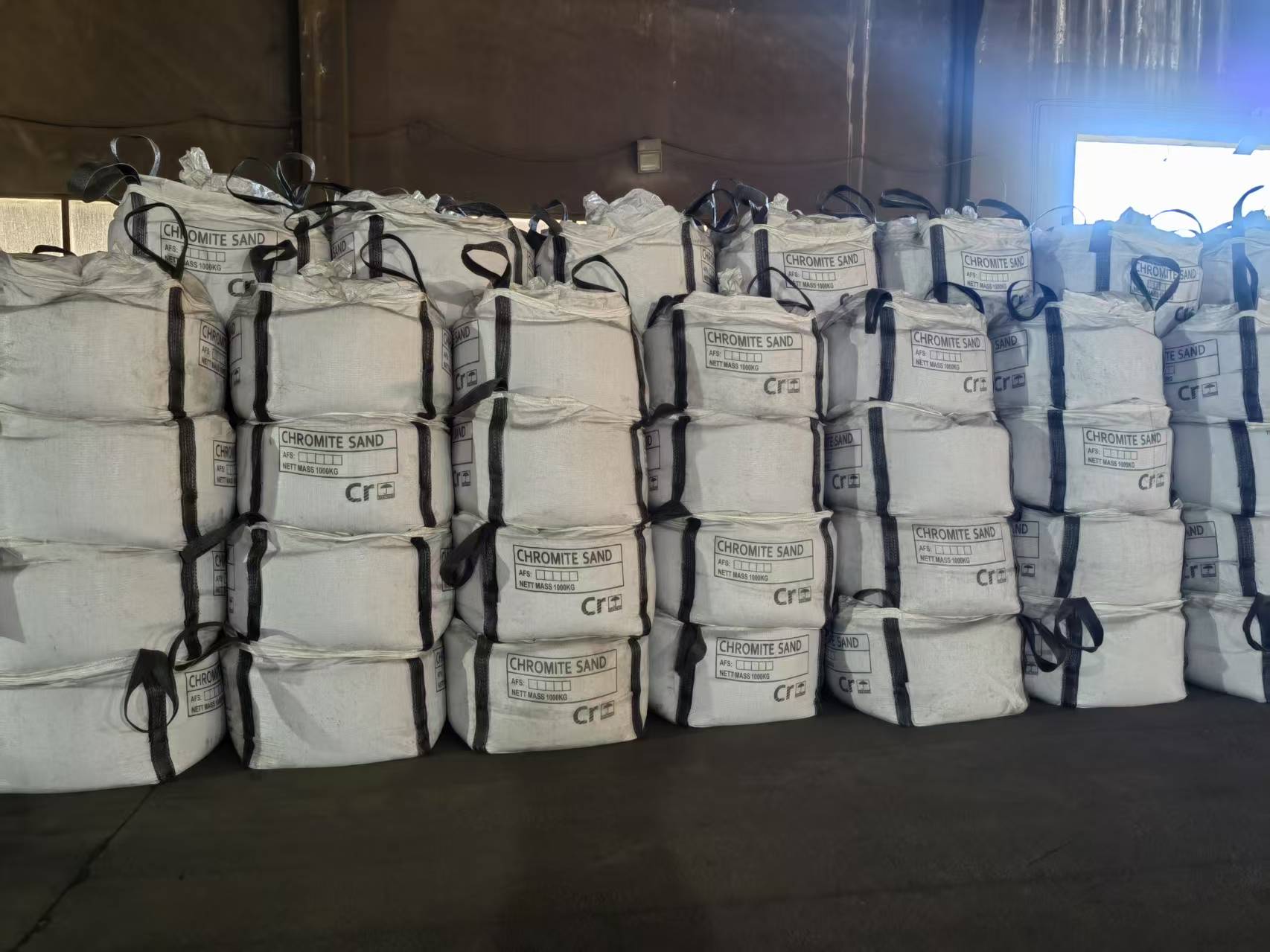 46铸造级铬铁矿砂50-100目 AFS45-50 AFS45-55 AFS50-55